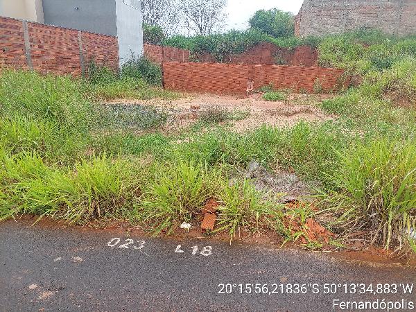 Terreno - Venda, JARDIM VITORIA, FERNANDOPOLIS, SP